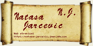 Nataša Jarčević vizit kartica